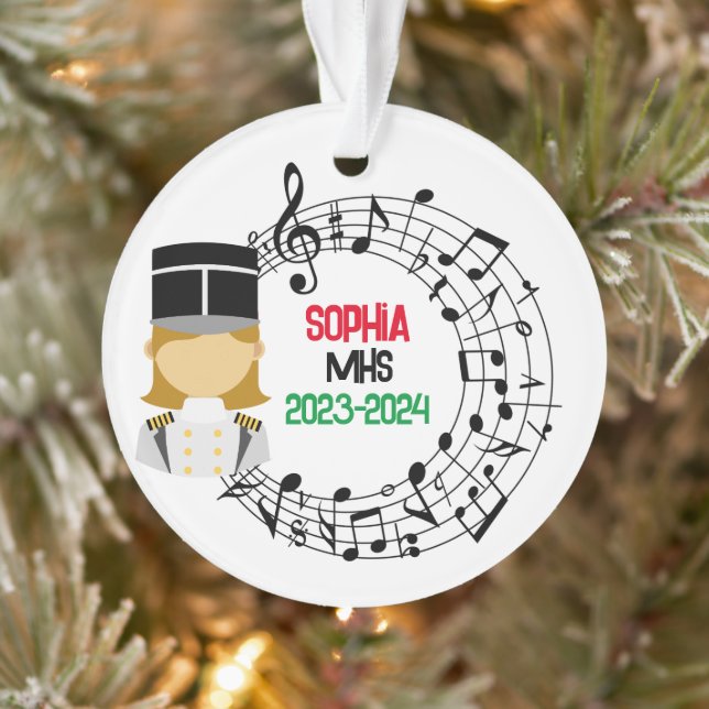 Marching Band Christmas Ornament (Tree)