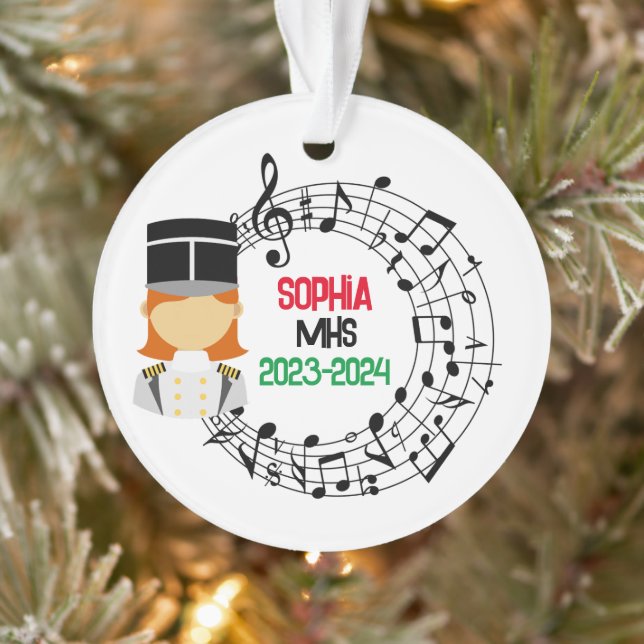 Marching Band Christmas Ornament (Tree)