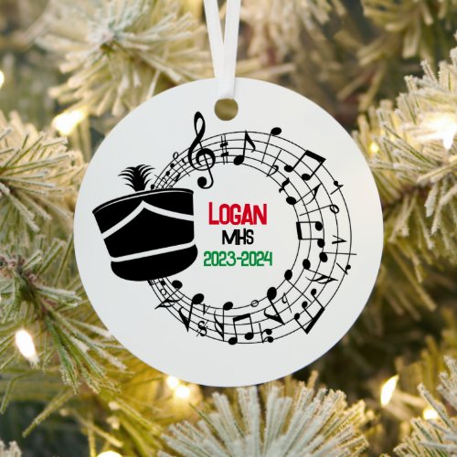 Marching Band Christmas Ornament