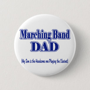 Marching Band Dad/ Clarinet Button
