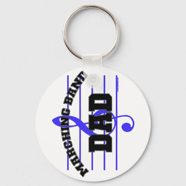 Marching Band Dad Keychain (Front)