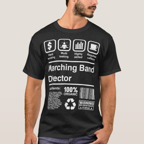 Marching Band Director Gifts Funny T_Shirt