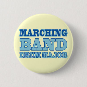 Marching Band Drum Major Button