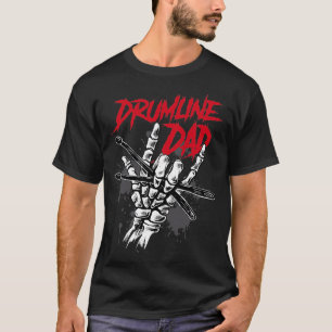 Marching Band Drum Major Drumline Dad T-Shirt