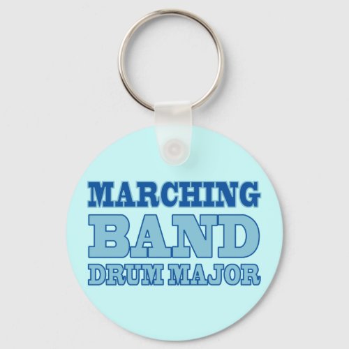 Marching Band Drum Major Keychain