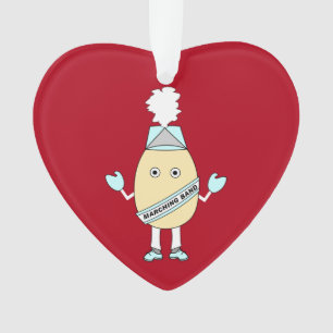 Marching Band Egghead Ornament
