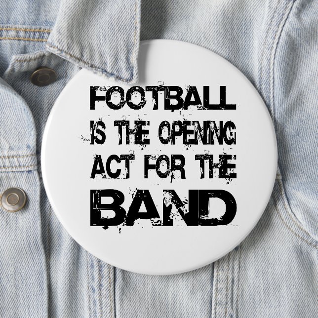 Marching Band Football Opening Act For The Band Button (In Situ)