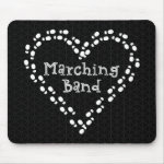 Marching Band Footprints Heart