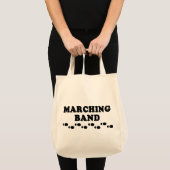 Marching Band Footprints Tote Bag (Front (Product))