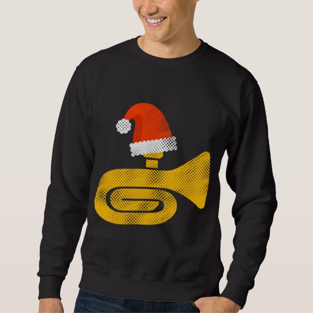 Marching Band Funny Tuba Sweatshirt (Front)
