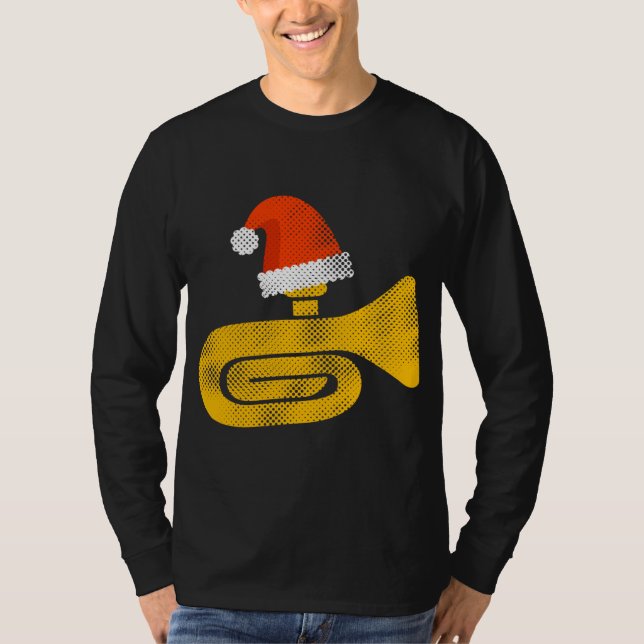 Marching Band Funny Tuba T-Shirt (Front)