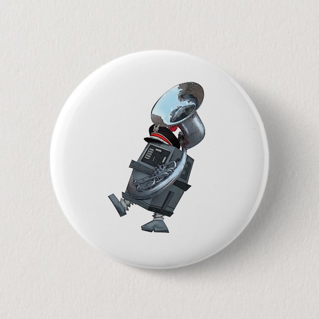 Marching band Gonk Droid Button (Front)