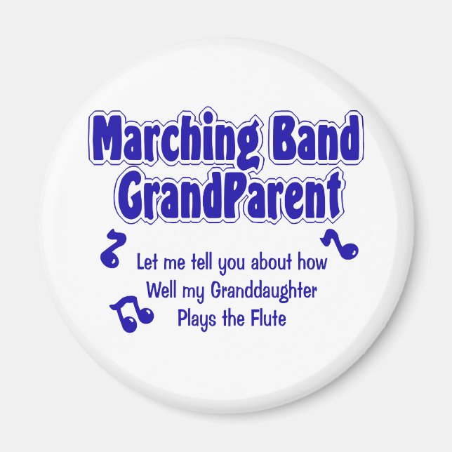 Marching Band Grandparent Magnet (Front)