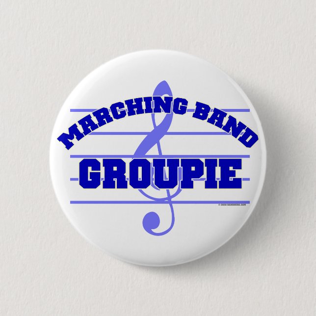 Marching Band Groupie Button (Front)
