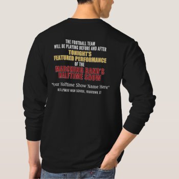 Marching Band Halftime Show Funny Custom Shirt by OffRecord at Zazzle