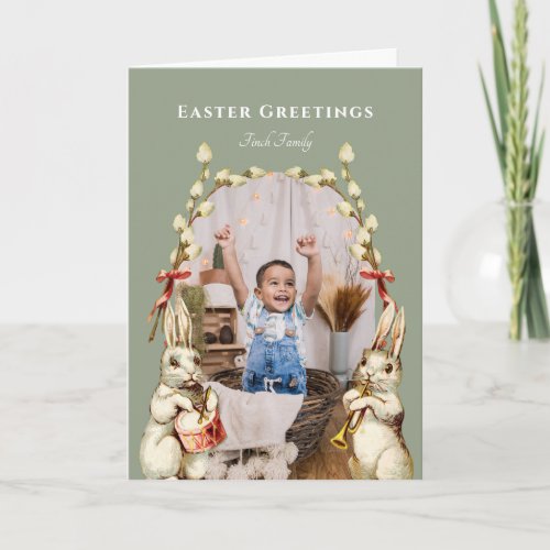 Marching Band Happy Easter Photo Card