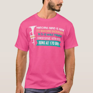 Marching Band Is Easy Player Present - Funny Flute T-Shirt