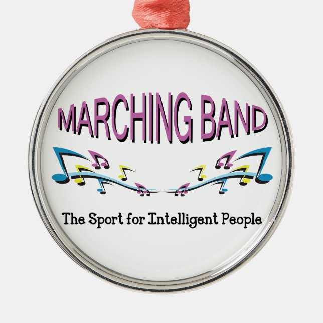 MARCHING BAND METAL ORNAMENT (Front)