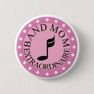 Marching Band Mom Button