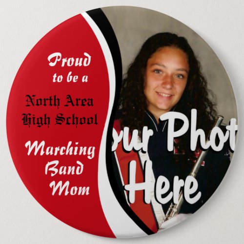 Marching Band Mom Button