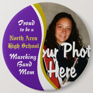 Marching Band Mom Button