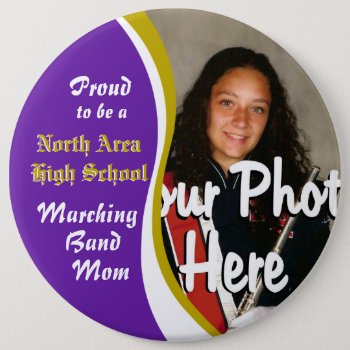 Marching Band Mom Button by hamitup at Zazzle