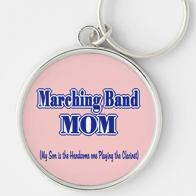 Marching Band Mom/ Clarinet Keychain (Front)