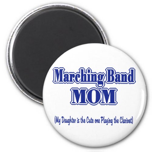 Marching Band Mom Clarinet Magnet