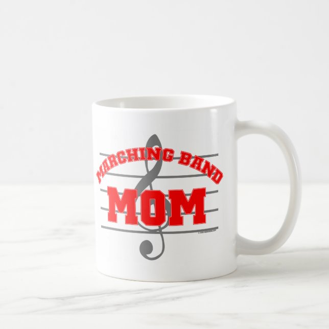Marching Band Mom Coffee Mug (Right)