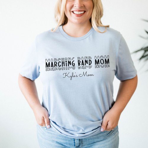 Marching Band Mom Customizable T_Shirt