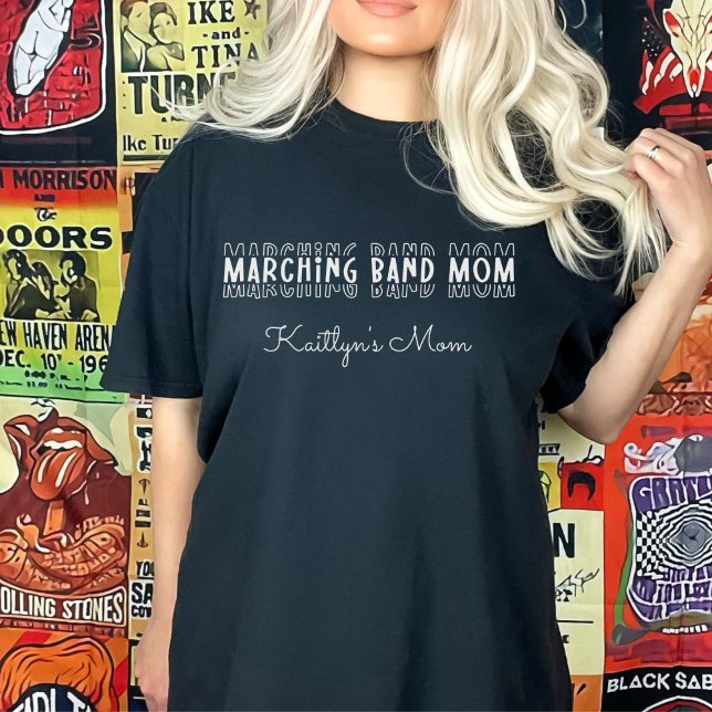Marching Band Mom Customizable T-Shirt (Marching Band Mom Customizable T-Shirt
)