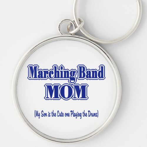 Marching Band Mom Drums Keychain