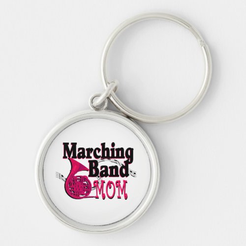 Marching Band Mom French Horn Keychain