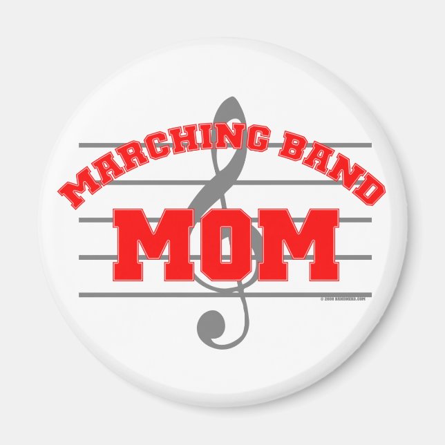 Marching Band Mom Magnet (Front)