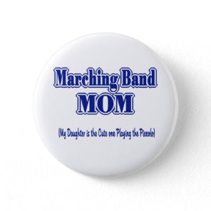 Marching Band Mom/ Piccolo Button