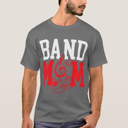 Marching Band Mom Proud Marching Band Mama friend  T_Shirt