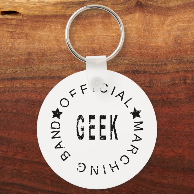 Marching Band Official Geek Keychain (Front)