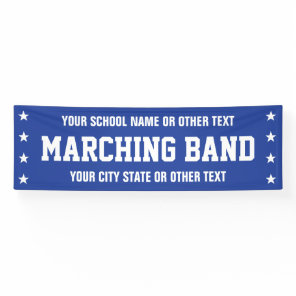 Marching Band Parade - any color/words Banner