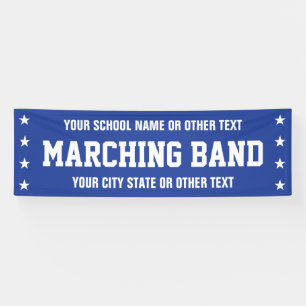 Marching Band Parade - any color/words Banner