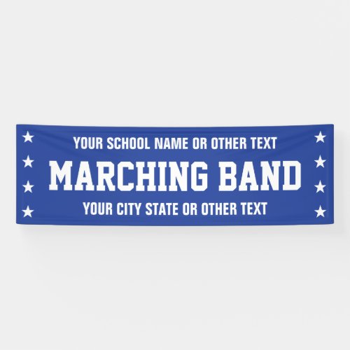Marching Band Parade _ any colorwords Banner