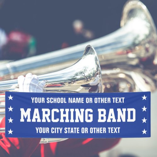 Marching Band Parade _ any colorwords Banner