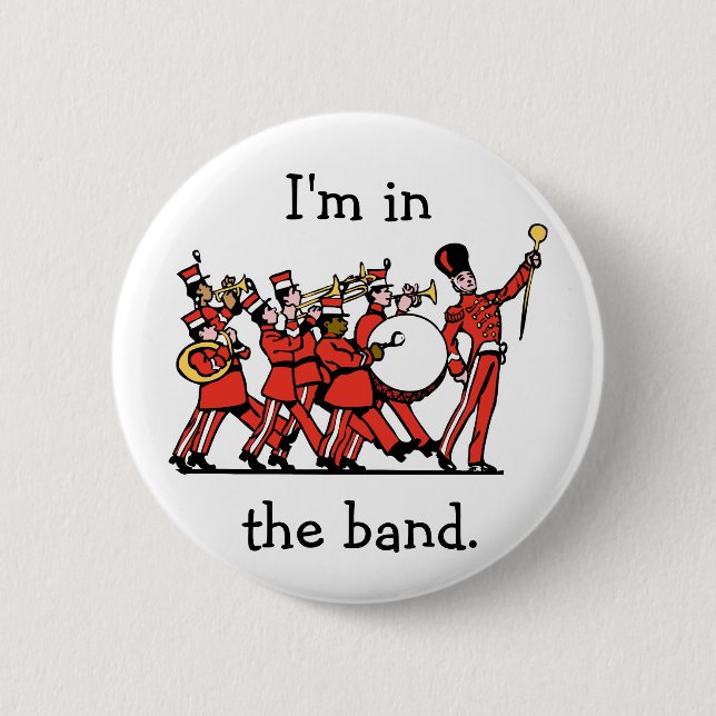 Marching Band Pinback Button (Front)
