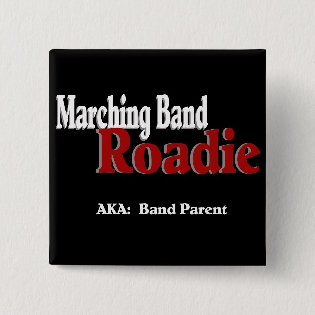 Marching Band Roadie Button (Front)