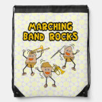 Marching Band Rocks Keychain