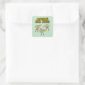 Marching Band Rocks Square Sticker (Bag)