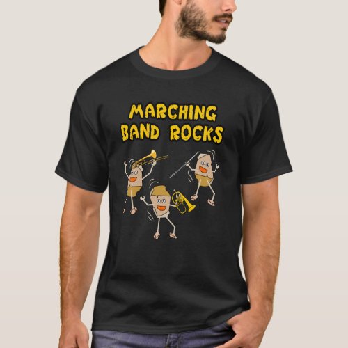 Marching Band Rocks T_Shirt