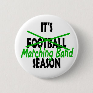 Marching Band Season Pinback Button