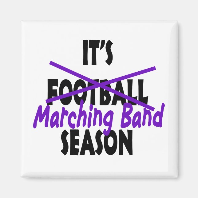 Marching Band Season/ Purple Magnet (Front)