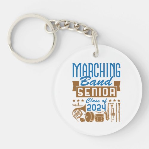 Marching Band Senior 2024 Keychain