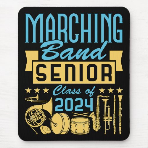 Marching Band Senior 2024 Mouse Pad